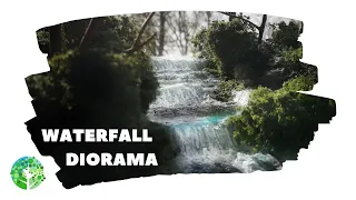 Amazing realistic waterfall diorama: time lapse build