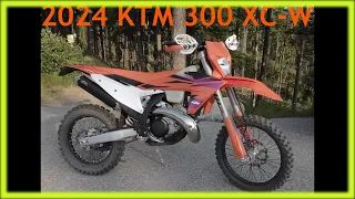 2024 KTM 300 XC-W First Woods Ride