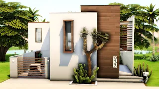 The Sims 4 Oasis Springs Desert Modern with Bunkbeds | No CC | Stop Motion