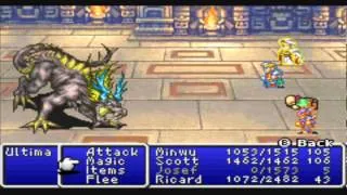 Final Fantasy I & II Dawn of Souls - Final Fantasy II - Part 76 - Boss: Ultima Weapon