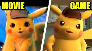 Pokémon Detective Pikachu Movie VS Game (Comparison)