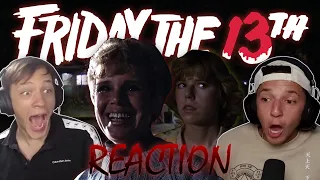 We Were Caught *OFF GUARD* Watching Friday the 13th (1980) MOVIE REACTION!!! FIRST TIME WATCHING!!!