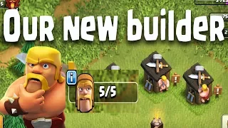 NEW BUILDER😍😍 on Clash of Clans BYE BYE BUILDER😭😭😭 || NEW AUGUST UPDATE