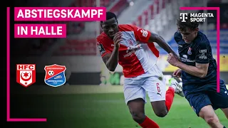 Hallescher FC - SpVgg Unterhaching, Highlights mit Live-Kommentar | 3. Liga | MAGENTA SPORT