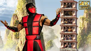 Mortal Kombat 1 - ERMAC UMK3 Klassic Towers Gameplay (Very Hard Difficulty) @ 4K 60ᶠᵖˢ ✔