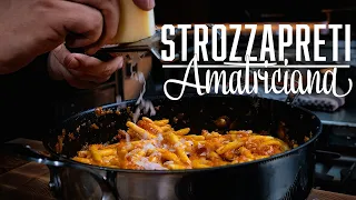 Strozzapreti Amatriciana – Kochen im Tal