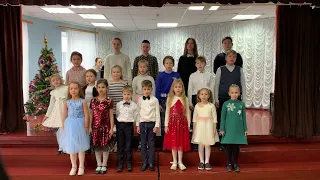 Рождественская песенка Е. Матвиенко хор инструментального отделения