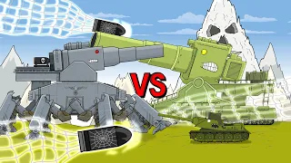 "Serious battle of the Soviet Monster" Cartoons about tanks