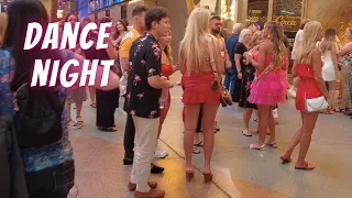 Fremont Street Experience, Las Vegas - Fun Nightlife  [4K]