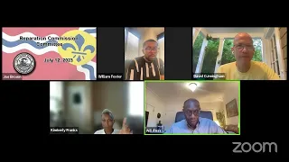 Reparations Commission - Monthly Planning Meeting