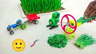 diy chaff cutter machine part 12 | mini tractor | Creator villa @MiniCreative1