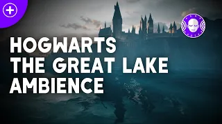 ASMR Nature lake sound⚡ Hogwarts - The Great Lake ambience ⚡ Water sound for sleep and relax