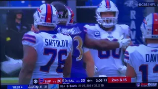 Josh Allen Flop Vs. Ravens