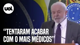 Lula sobre ataques a cubanos no Mais Médicos: 'Venderam imagem negativa de forma pejorativa'