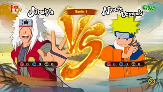 Jiraiya Vs Naruto Uzumaki (Genin) | Naruto Storm 4 - Road To Boruto