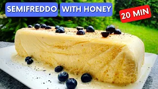 Wow…It’s Better Than I Expected -  Secret Italian Summer Ice Dessert! Honey Semifreddo Recipe