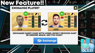 New Features!! How to Exchange Players in Dream League Soccer 2023 | Reroll Feature in DLS 23