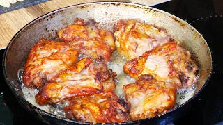 Такие вкусные куриные бедрышки, Вы точно не ели. Шкмерули - шедевр грузинской кухни. Рецепт на воде.
