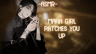 [ASMR] [ROLEPLAY] mafia girl patches you up (binaural/F4A)