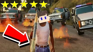 IMPOSSÍVEL ESCAPAR DO EXÉRCITO DA POLÍCIA NO NOVO GTA SAN ANDREAS!!