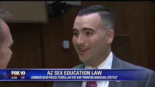 Arizona State House votes to repeal "no promo homo" law   5pm