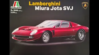 Lamborghini Miura Jota Italeri Full Video