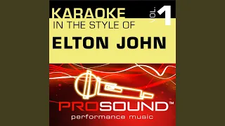 Can You Feel The Love Tonight (Karaoke Lead Vocal Demo) (In the style of Elton John)