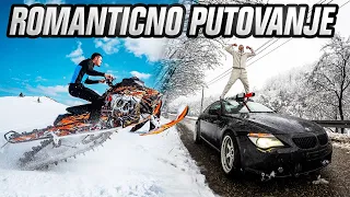 Romanticno Putovanje sa Sesticom na Snijeg!!! | Oce li Izdrzat? |