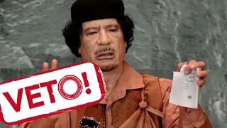 Gaddafi was killed after this speech...
