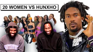 20 WOMEN VS 1 RAPPER : HUNXHO! HUNXHO MADE THIS FAST AND SIMPLE!! REACTION