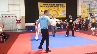 Semi contact Kickboxing borba za zlato BOSNA I HERCEGOVINA - CROATIA