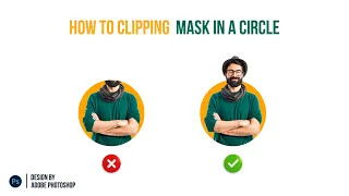 How to Clipping mask in a circle | In Photoshop | Quick Tutorial in Bangla