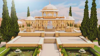 Indian Temple Wedding Venue 🕊🛕 | The Sims 4 | Stop Motion Build | NO CC