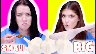 ASMR Big Spoon VS Small Spoon Mukbang Food Challenge By LiLiBu