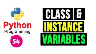 Python Programming Tutorial - Class and Instance Variables