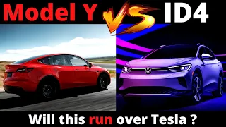 VW ID4 vs Tesla Model Y - How does this mighty Automaker’s EV hold up ?