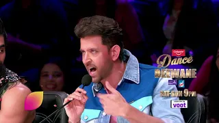 Dance Deewane - Hrithik Special; Sat-Sun at 9 PM