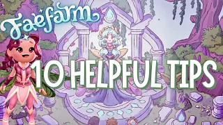 10 Fae Farm Tips & Tricks! Frost beets, hidden scrolls and more! | faefarm