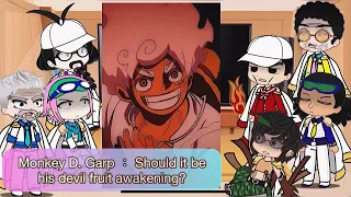 Past Marines React to Luffy Strawhat joy boy | OnePiece 1072 Gacha Club