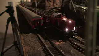 DB BR 212 with ESU sound and Zimo loudspeaker: Märklin Modelleisenbahn Anlage