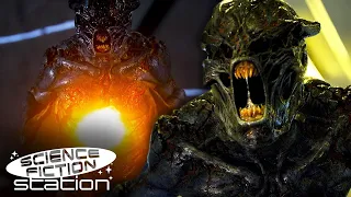 Demon Hell Imps Attack The Space Marines | Doom: Annihilation (2019) | Science Fiction Station