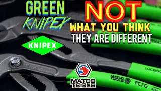 Green Knipex (NOT WHAT YOU THINK) By Matco Tools And New Green Adjustable Pliers ALL ON THE TRUCK