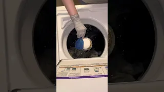 Sponge Squeezes in New Washer