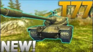 🔴WoT Blitz | НАРЕЗКА БОЁВ С ТАНКОМ T77 - ИГРАЮ С ИМБОВЫМ ТАНКОМ T77!