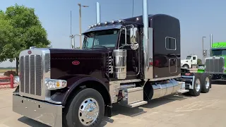 Hollywood Edition: Black Cherry! - 2022 Peterbilt 389 w/78" standup, X15 565/1850/18 speed