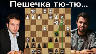 Э.Бакро - М.Карлсен 🐲 Раздраконил по линии "b" ♟ Титульный вторник 2023 ♟ Шахматы