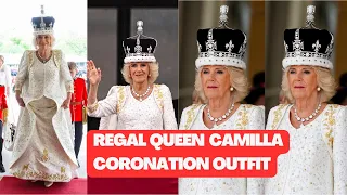 REGAL! Queen Consort Camilla Coronation Outfit (#royalfashion)