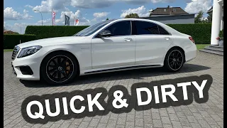 Mercedes S 63 L AMG Start Up & Acceleration Sound (Quick & Dirty)