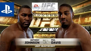 EA Sports UFC Anthony Johnson V.S Phil Davis PS4 Gameplay