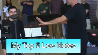 My Top 5 Low Notes this Year (2023)